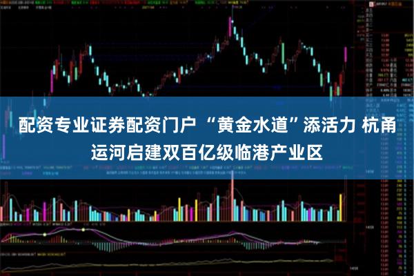 配资专业证券配资门户 “黄金水道”添活力 杭甬运河启建双百亿级临港产业区